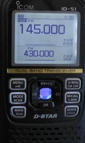Second Hand Icom IC‑51 PLUS 2 Dual Band D‑STAR Handheld