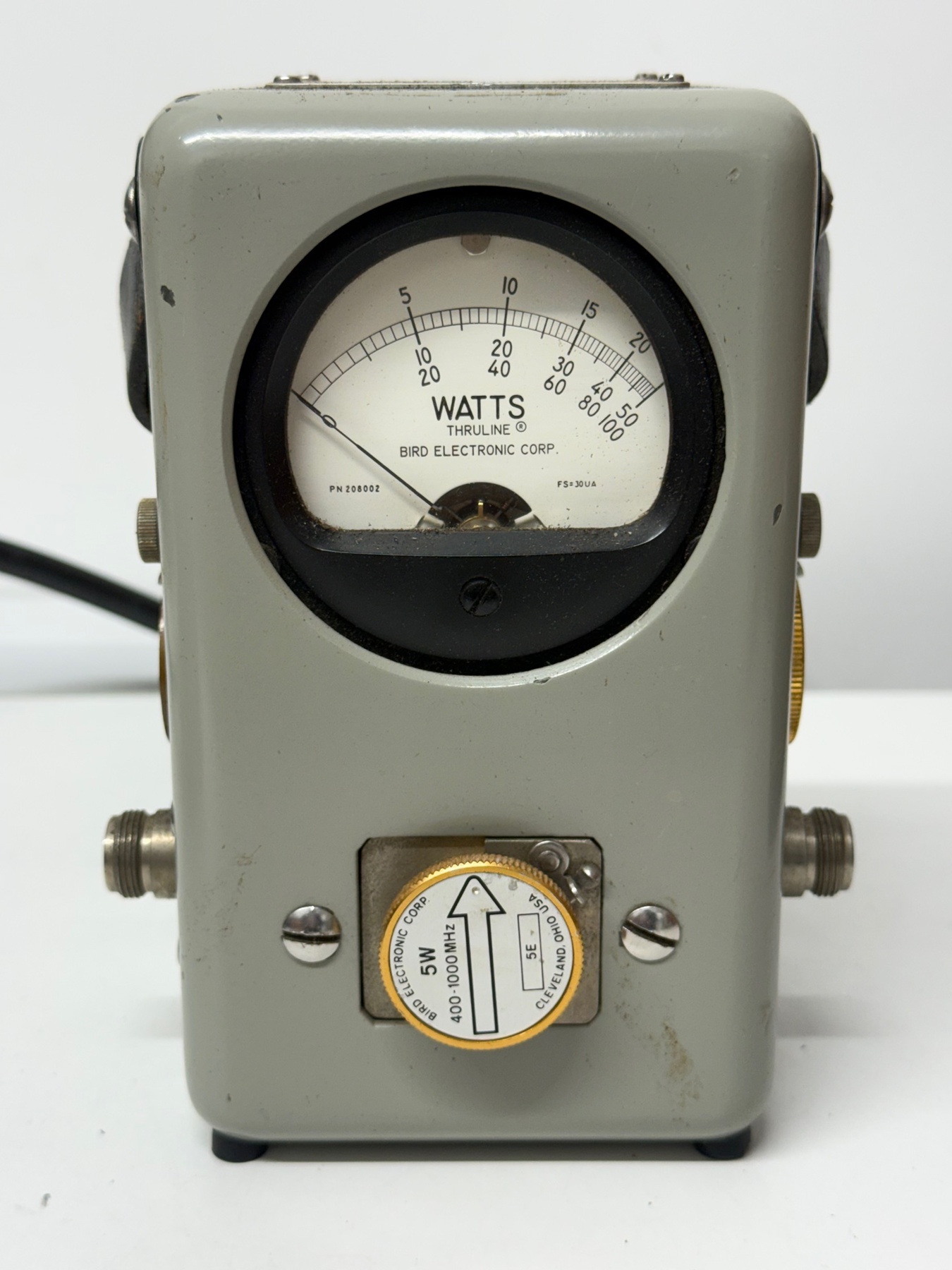 Second Hand Bird 43 Thruline Wattmeter – Rare Classic