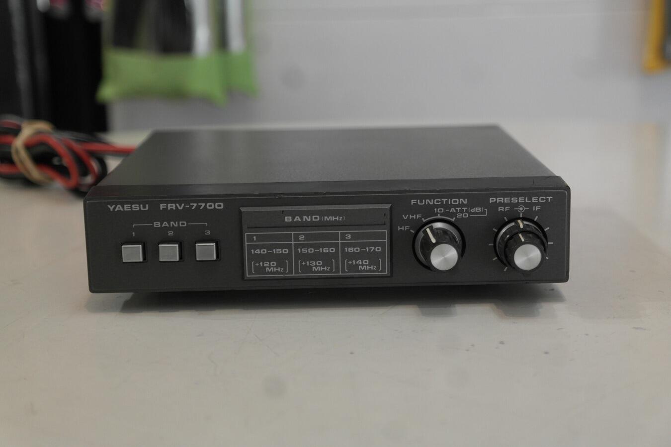 YAESU FRV-7700 VHF コンバーター Second Hand Yaesu FRV-7700 VHF Converter | Radioworld UK