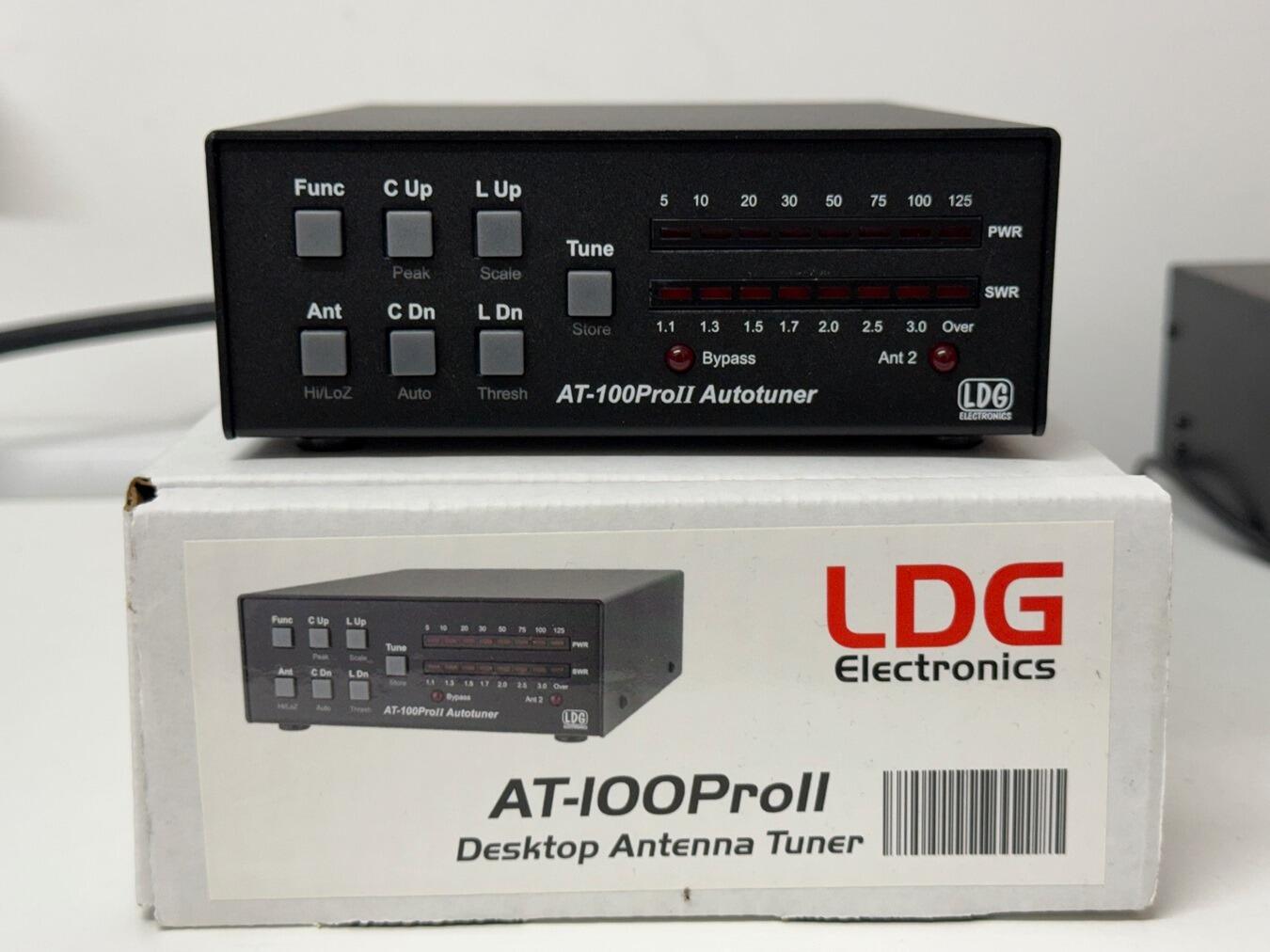 Second Hand LDG AT‑100ProII HF Automatic Antenna Tuner – 100W Auto Tuner