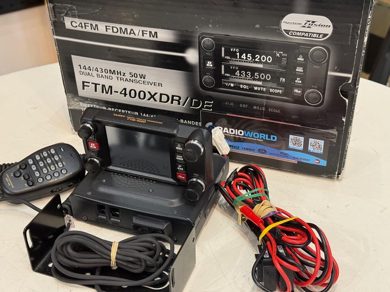 Second Hand Yaesu FTM-400DE Dual Band FM Mobile Transceiver