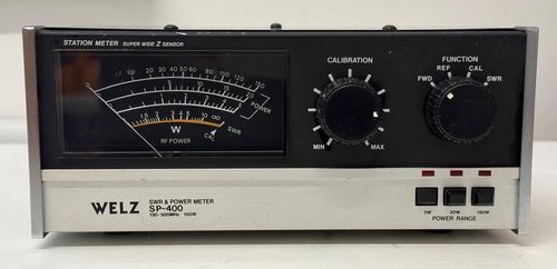アクセサリー WELZ SWR&POWER METER Second Hand Welz SP-400 VHF/UHF 130–500MHz SWR Power Meter