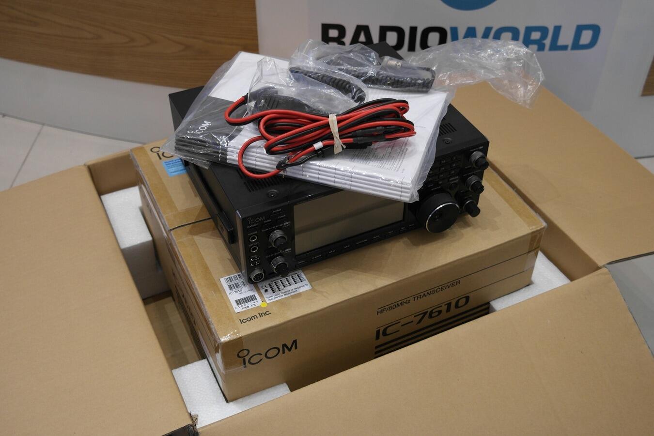 Second Hand Icom IC-7610 HF/50MHz SDR Transceiver | Radioworld UK