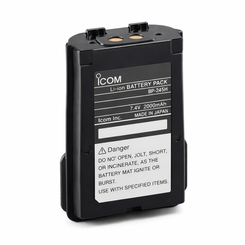 icom bp-245h li-ion battery pack 7.4v 2000mah genuine replacement for icom radios – radioworld uk