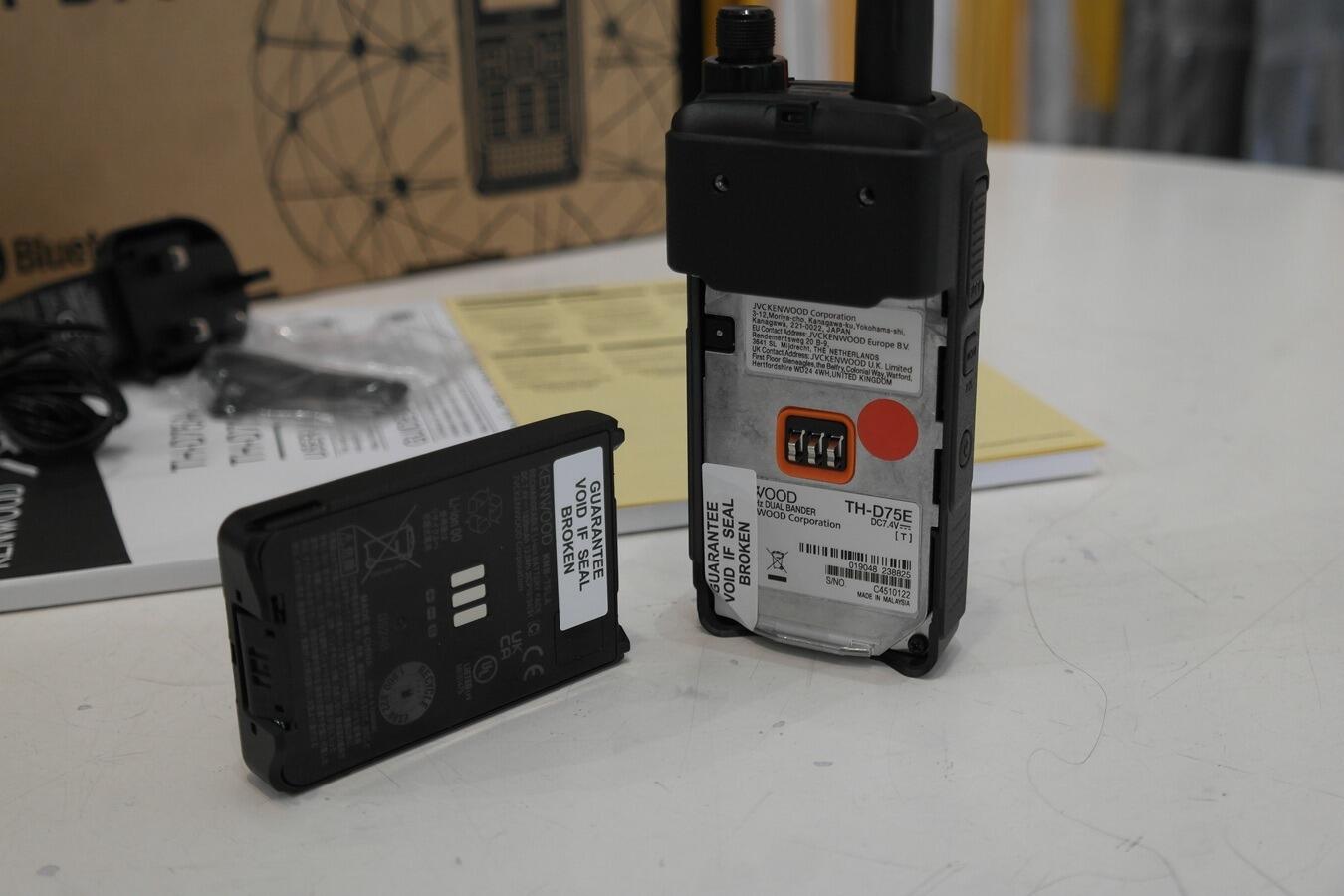 Second hand Kenwood TH-D75E 2m 70cm portable radio