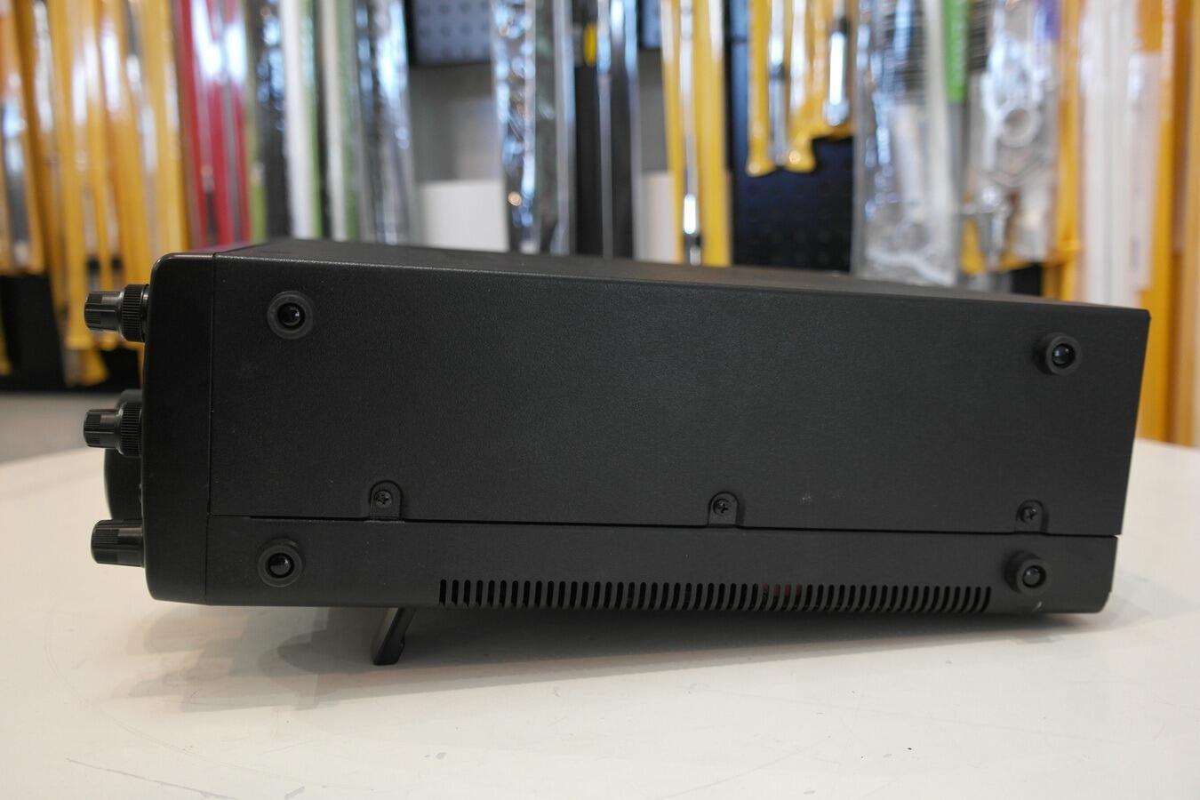 Icom IC-9100 frequency display and operating controls close up