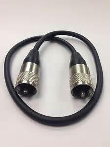 PL-259 Patch Lead 50cm Long 50 Ohm Coax - Radioworld UK