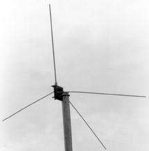 Mfj-1740 1,4 wave ground plane 2 metre antenna.