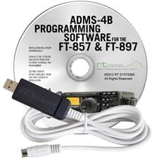 ADMS-4B Programming Software and USB-62 cable for the Yaesu FT-8