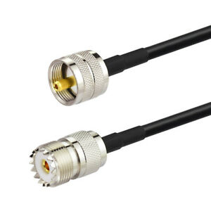 Coaxial Cable Extension Lead SO-239 - PL-259 5m Long