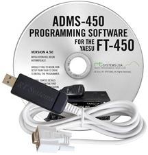 ADMS-450 Programming Software and USB-63 for the Yaesu FT-450