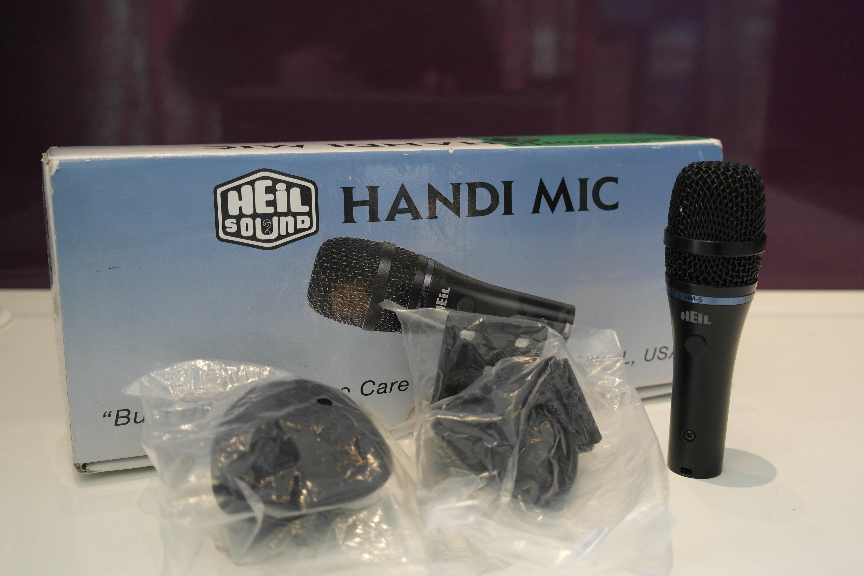 Second Hand HM5 Heil Handi Mic with HC5 insert radioworld