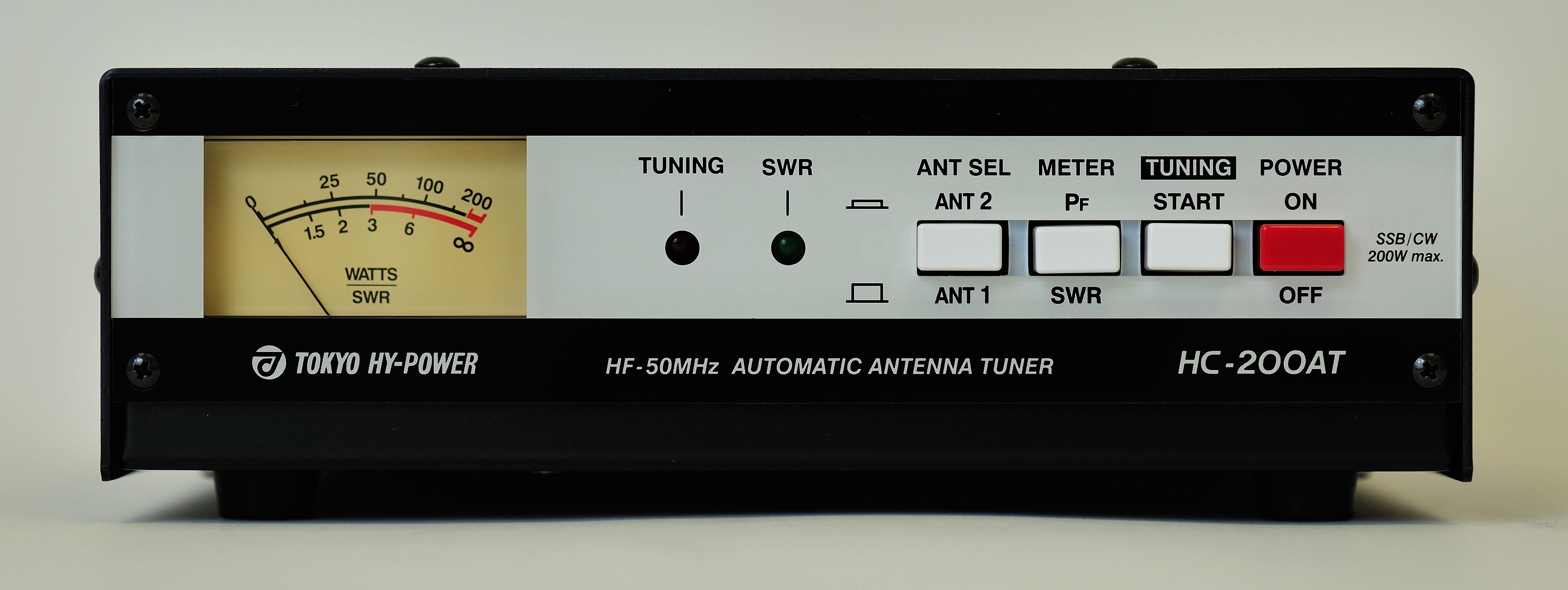 HC-200AT 200W HF/50MHZ auto antenna tuner - radioworld