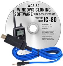 WCS-80 Programming Software and USB-29A cable for the Icom IC-80