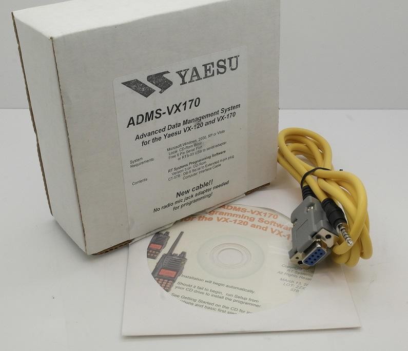 ADMS-VX170 Programming Software & Lead for Yaesu VX-170