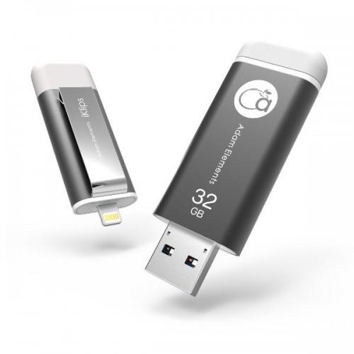 iKlips 32GB iPhone/iPad Memory Key USB 3.0 Grey