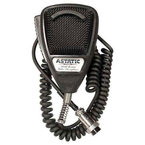 Astatic 636l noise cancelling cb microphone rubberized wired uniden,president 4 pin