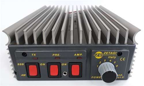 Zetagi b501p power amplifier 70-250w am,fm, 140-500w ssb