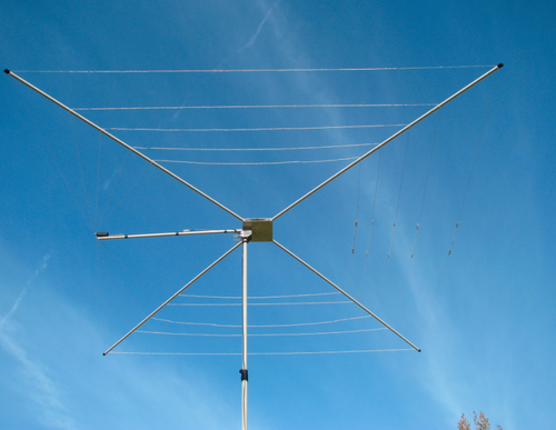 Mfj-1836 300w, 20-6 meters cobweb antenna