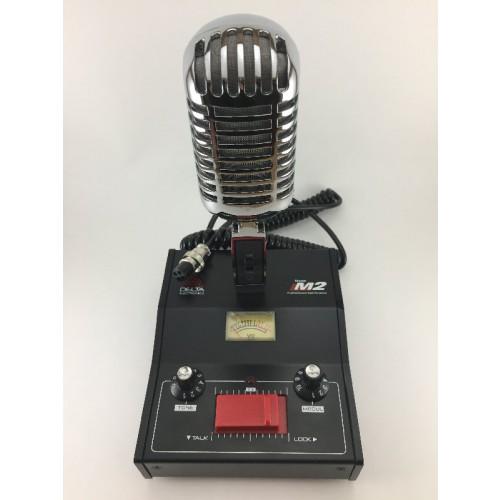 Delta M2-CHROME Amplified Dynamic Desk Microphone