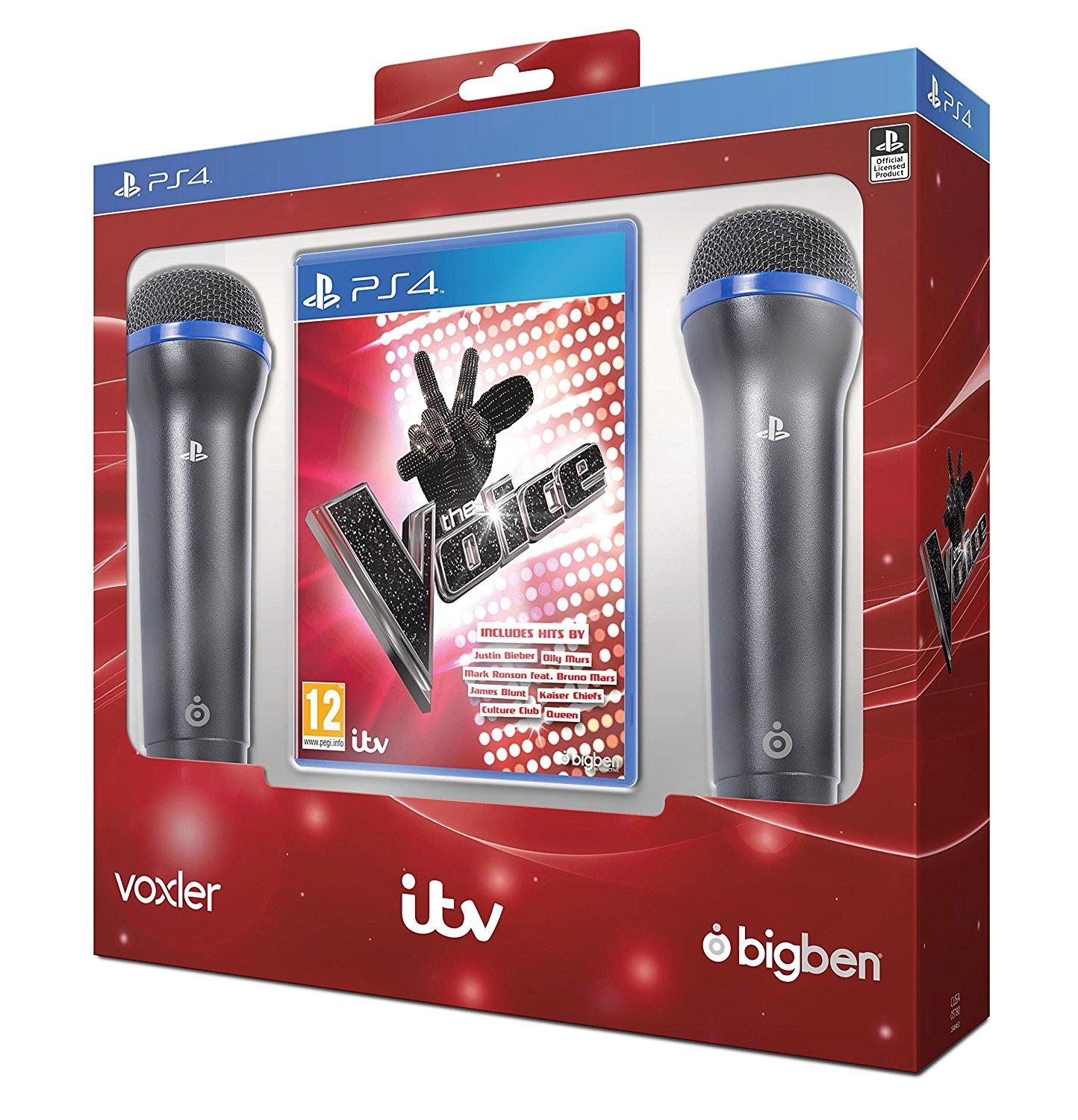 The Voice Includes 2 Microphones PS4