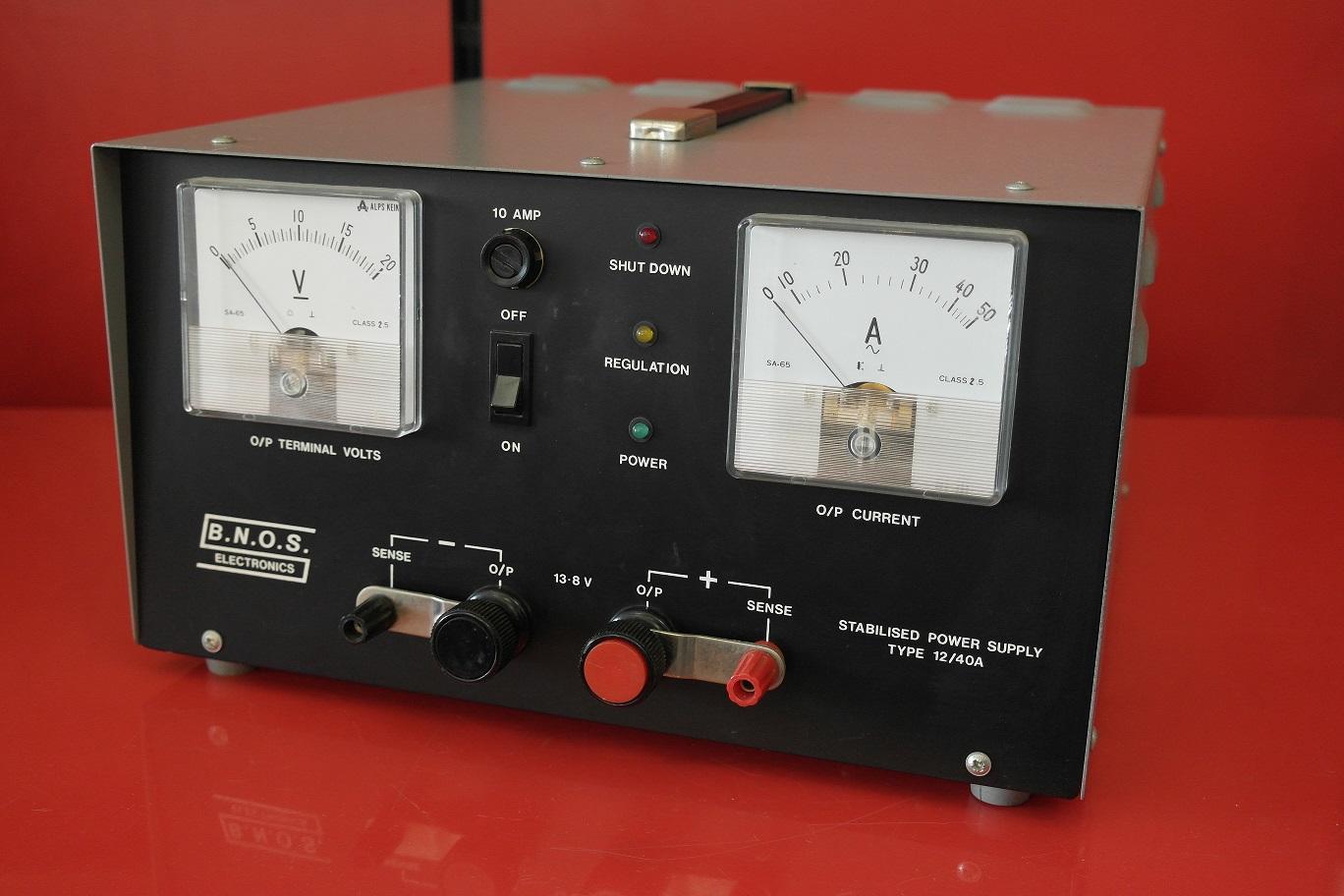 Second Hand BNOS 40 Amp Linear Power Supply - Radioworld UK