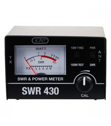 K-po swr 430 is a high-quality SWR and Power meter.