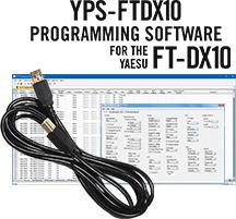 Yps-dx10 programming software and rt-42 cable for the yaesu ft-dx10.