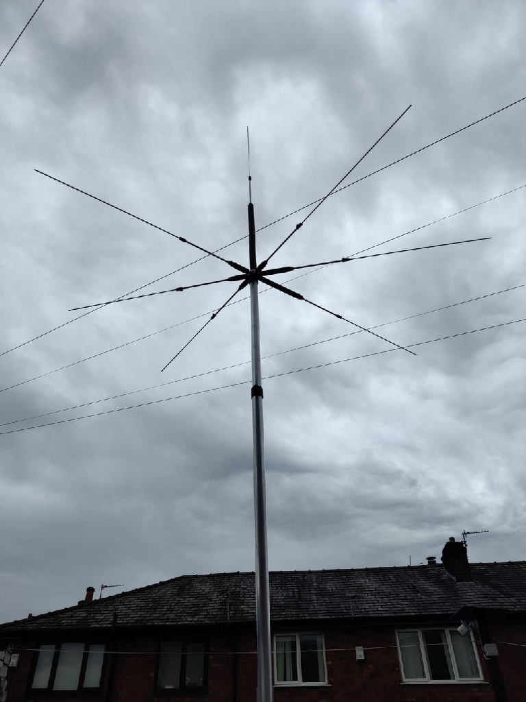 HF Antenna MV6+3 6/10/12/15/17/20/30/40/80 mtrs