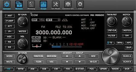 Icom RS-R8600 Remote Control Software