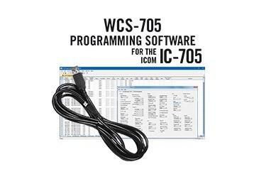 Wcs-705 programming software and rt-49 cable for the icom ic-705