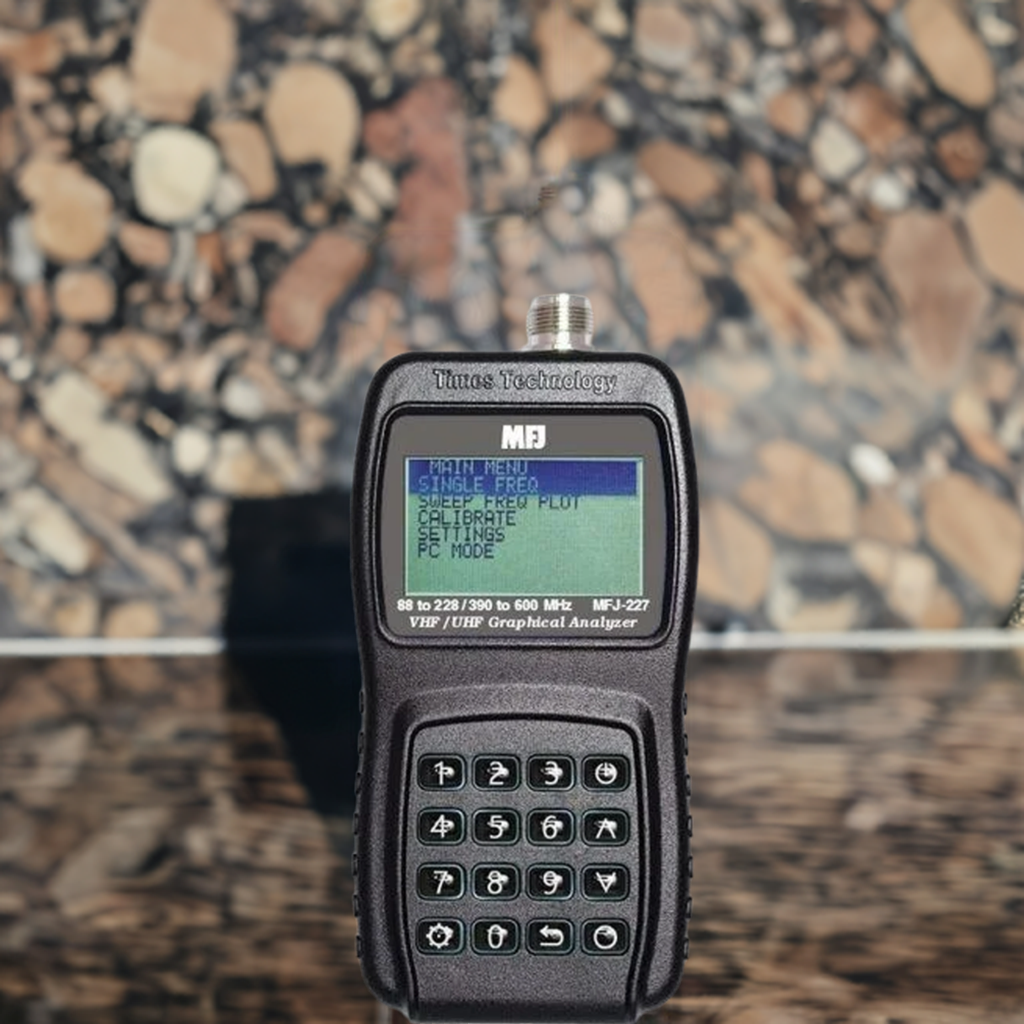 Mfj-227 88 to 228 mhz in vhf range and 330 to 500 mhz antenna analyzer ...