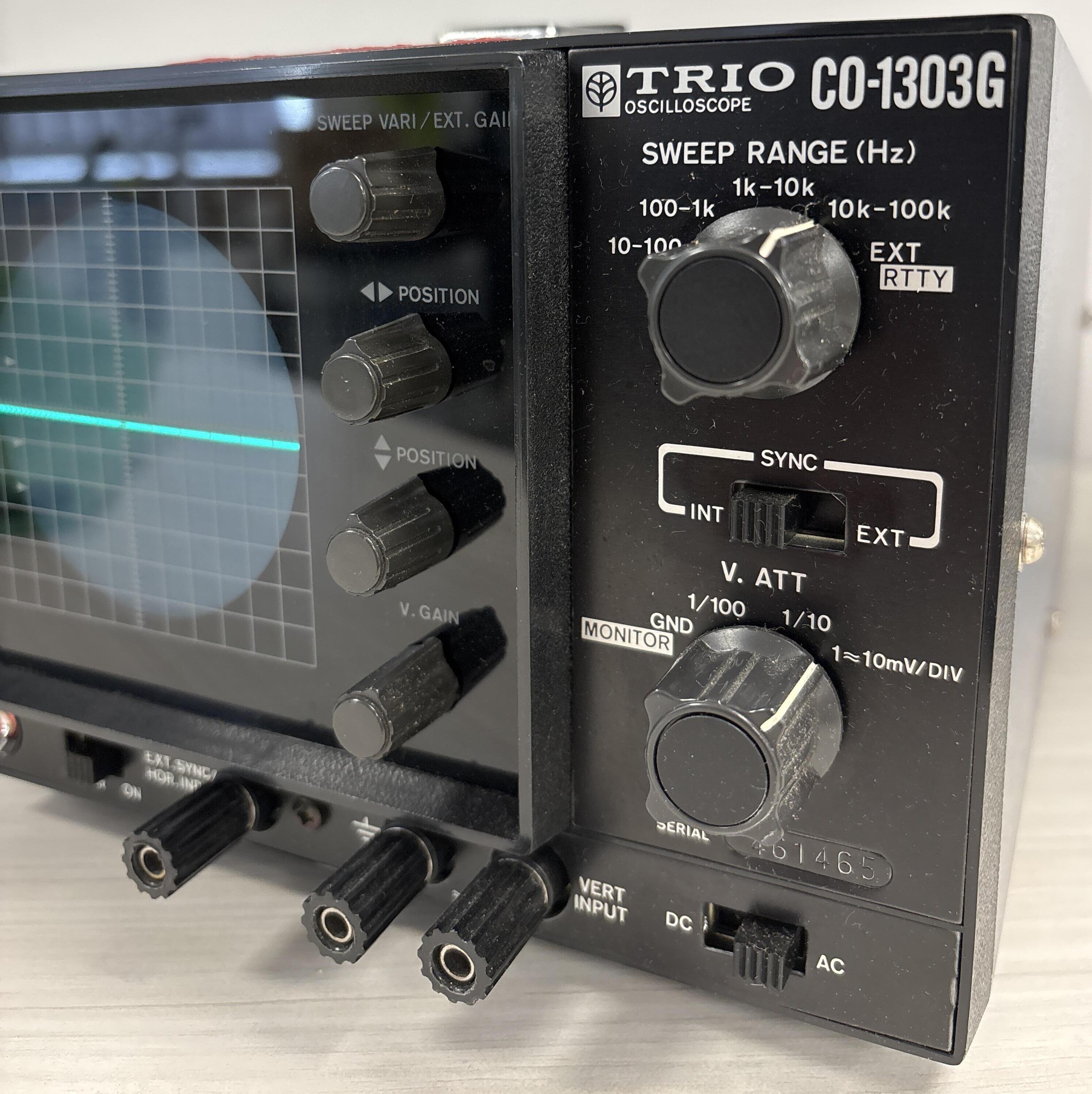 Second Hand Trio CO-1302G 10Hz - 100 kHz Oscilloscope