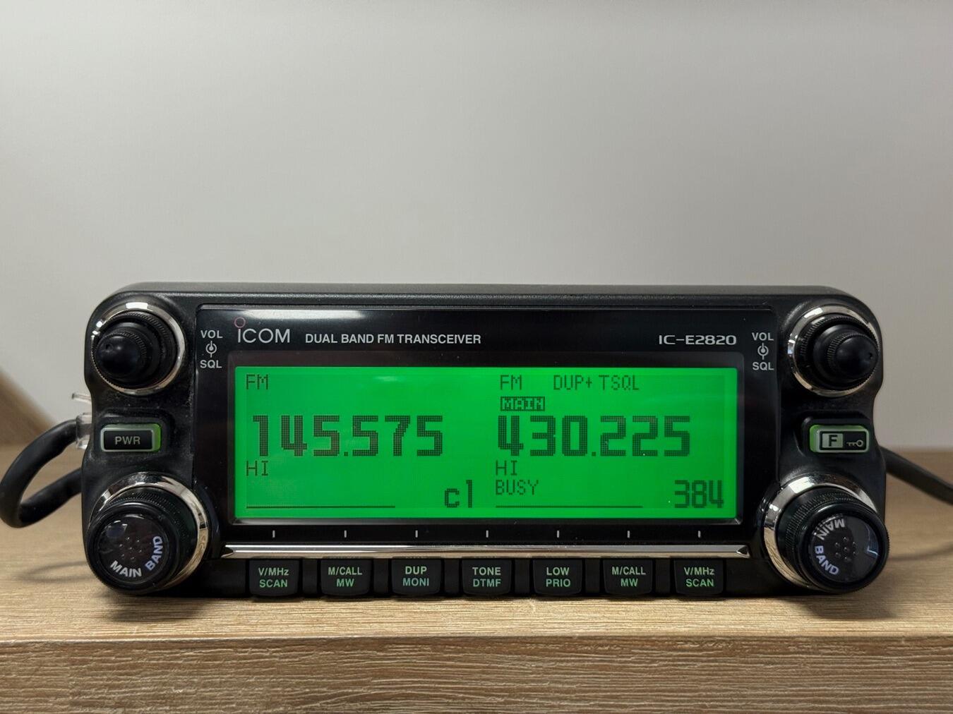 Second Hand Icom IC-E2820 Dual Band D-Star Transceiver