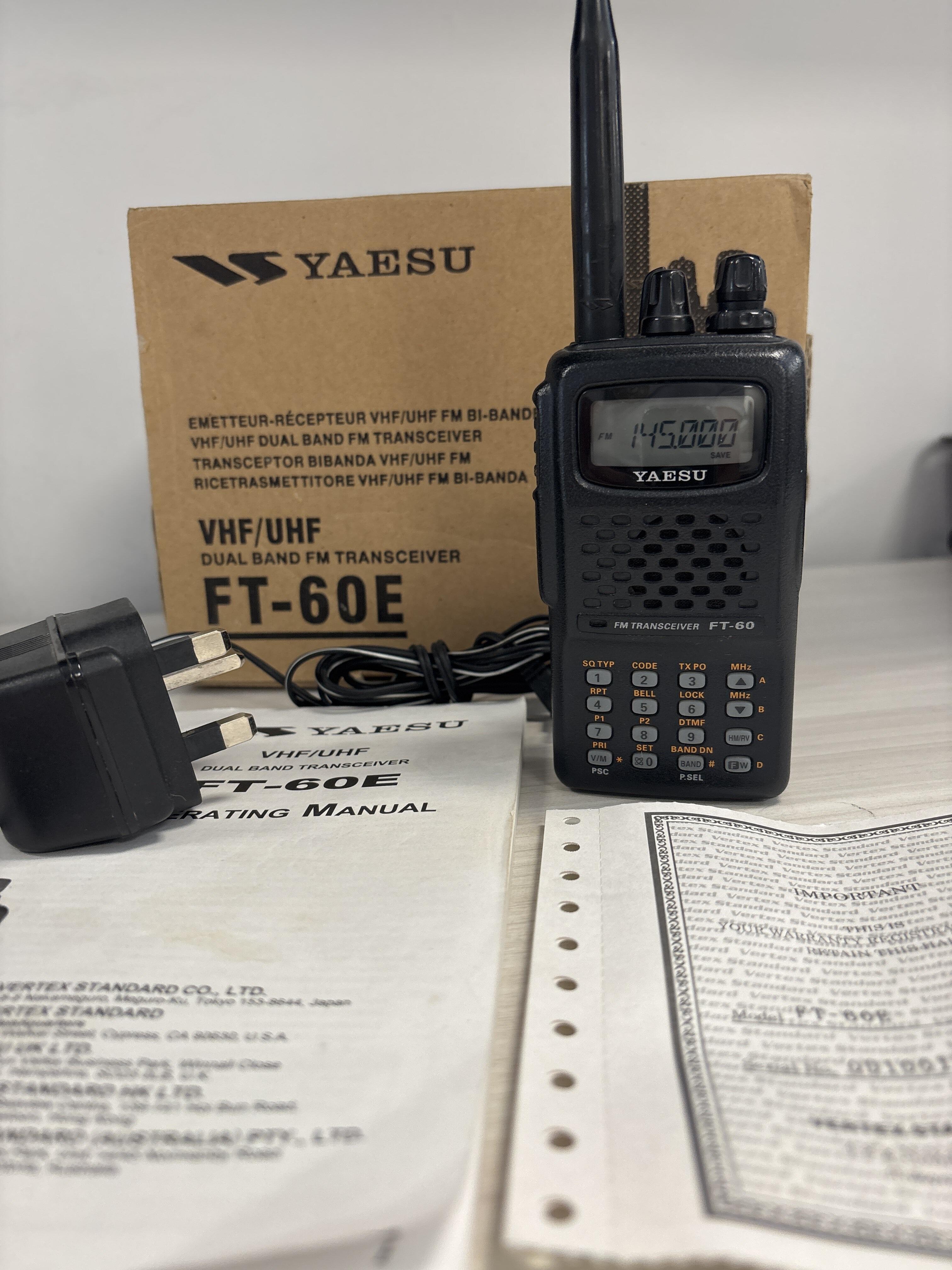 Second Hand Yaesu FT-60 Dual Band FM Handheld Transceiver