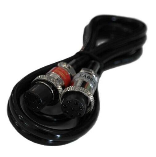 Adonis microphone lead features an 8-pin round Yaesu plug, specifically the D-88Y3 model. 1