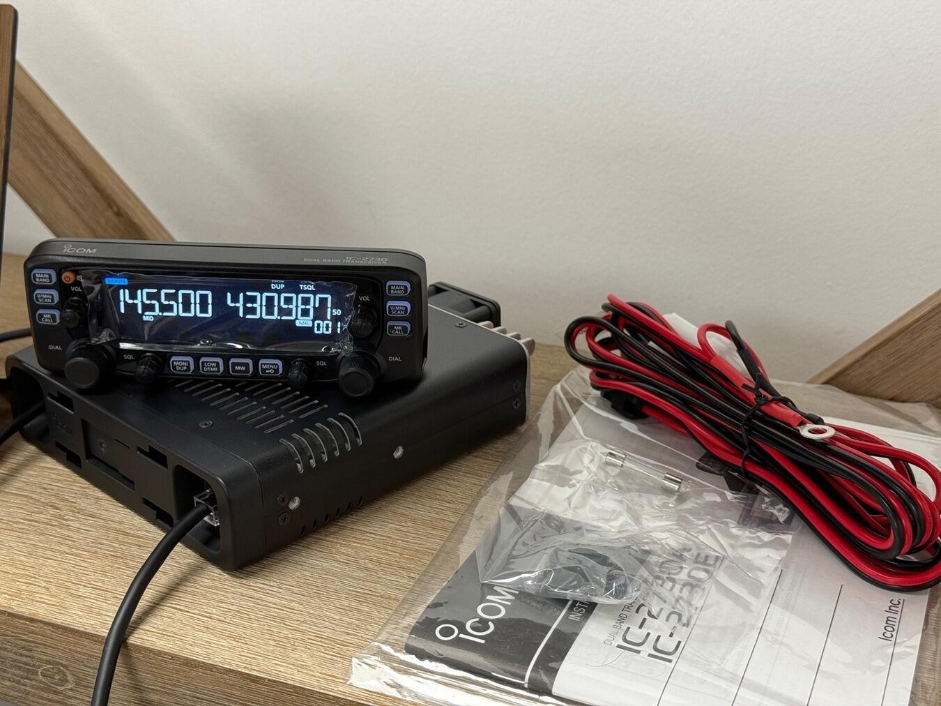 Second Hand ICOM IC-2730E Dual Band VHF-UHF Transceiver - Black Screen ...