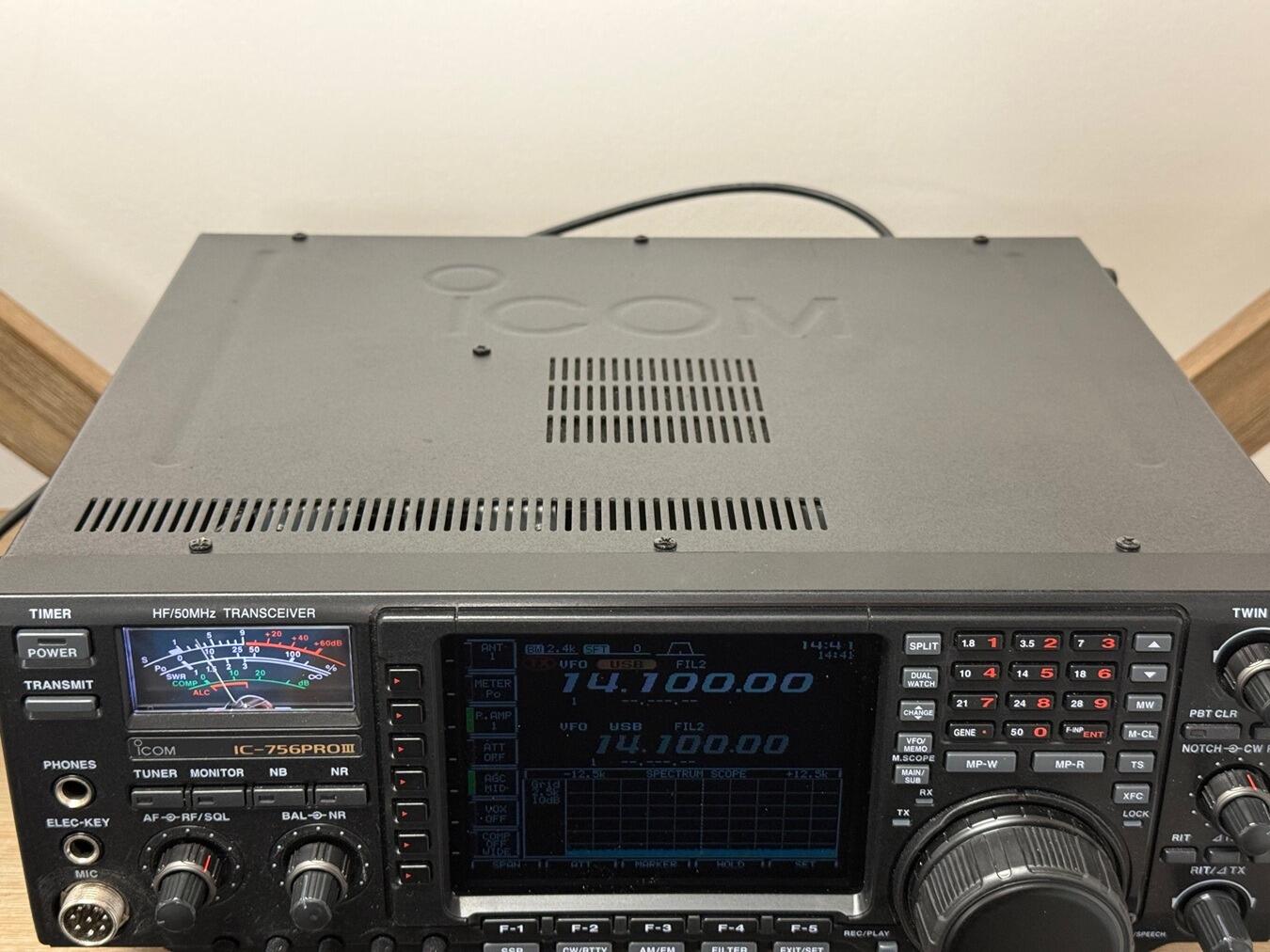 Second Hand Icom IC-756PROIII HF/50MHz Transceiver – High