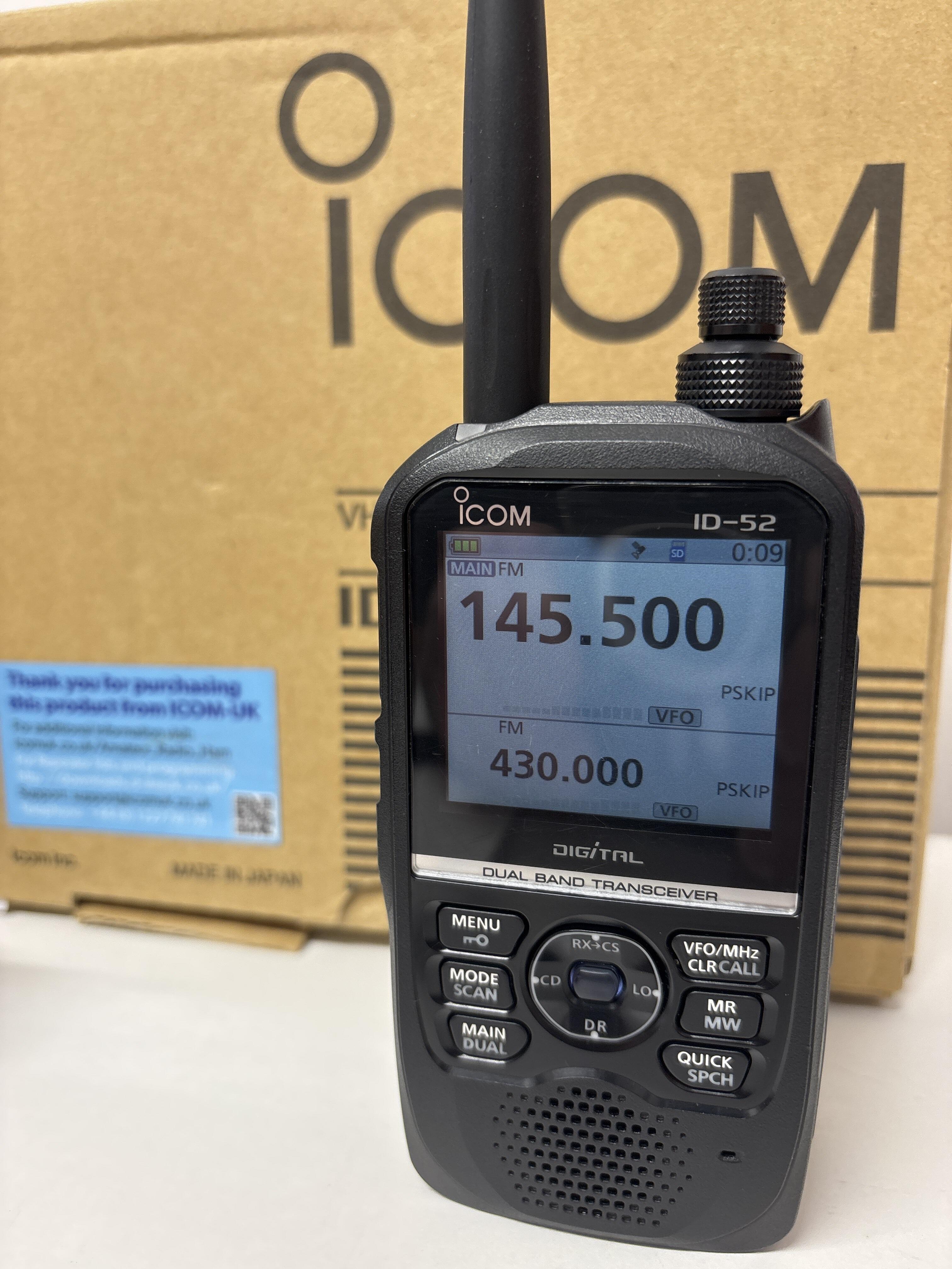 Second Hand Icom ID‑52E D‑STAR Digital Handheld Transceiver