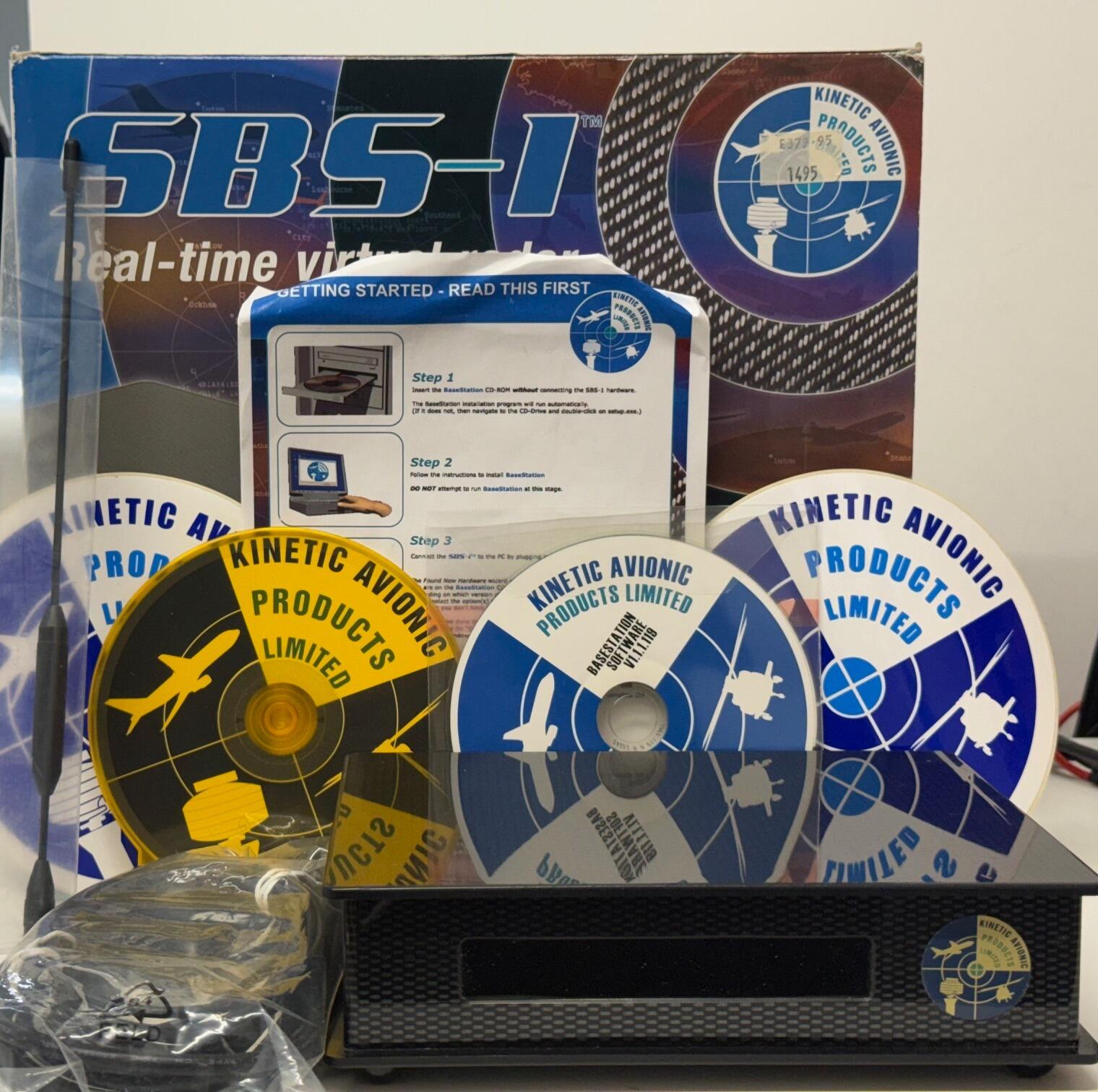 Second Hand Kinetic Avionic SBS‑1 Virtual Radar – Real‑Time ADS‑B Receiver