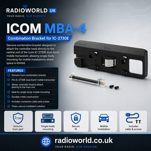 Icom IC‑2730E Black Screen Edition dual band VHF UHF transceiver Radioworld UK