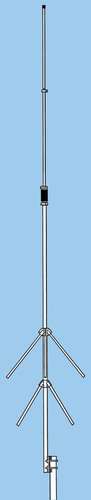 Hy-gain v-6r 6m vertical 5.2dbi gain so-239 500w 25.25ft long