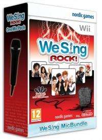 We sing rock with one microphone wii