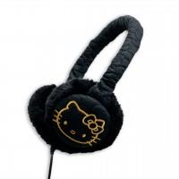 Hello Kitty Earmuff Headphones (Black)