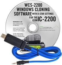 WCS-2200 Programming Software and USB-29A cable for the Icom IC-