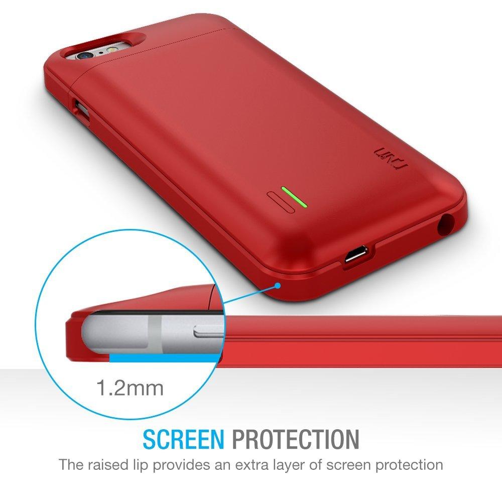 Coque Batterie IPhone 16 7000 MAh FLSTOR - Recharge Portable, Protecteur écran Inclus - Autonomie +1,5x, Bleu