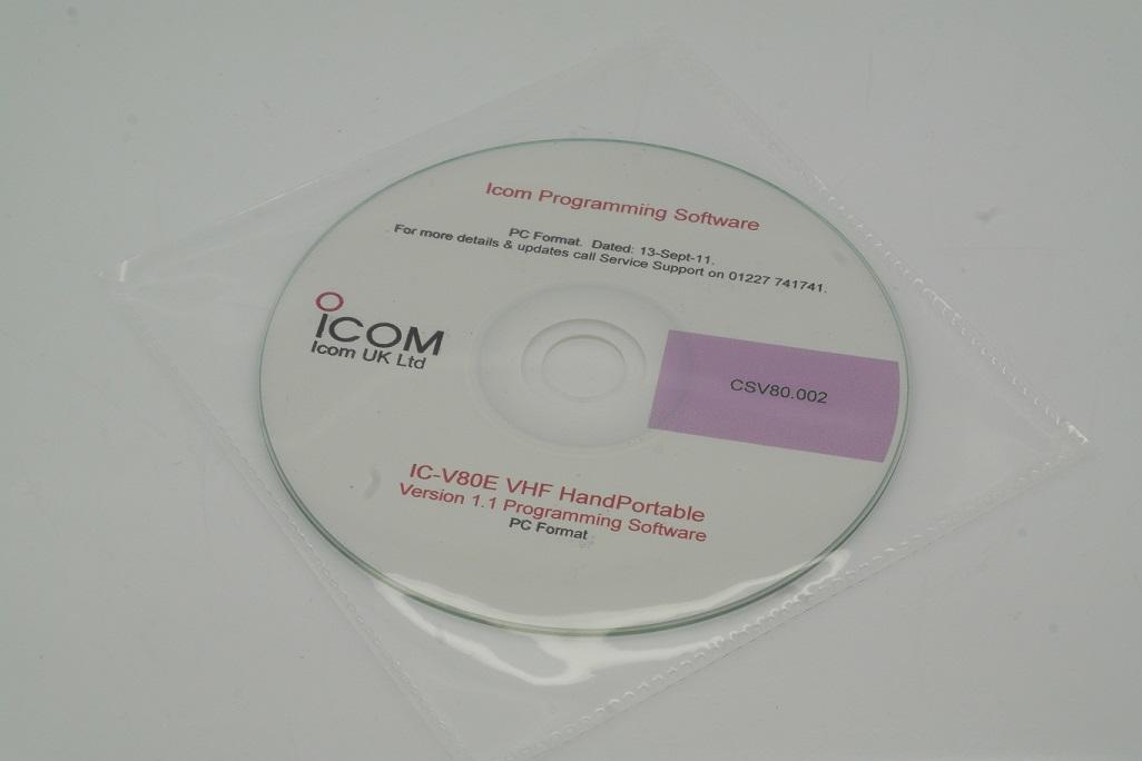 Icom Programming Software for the IC-V80E