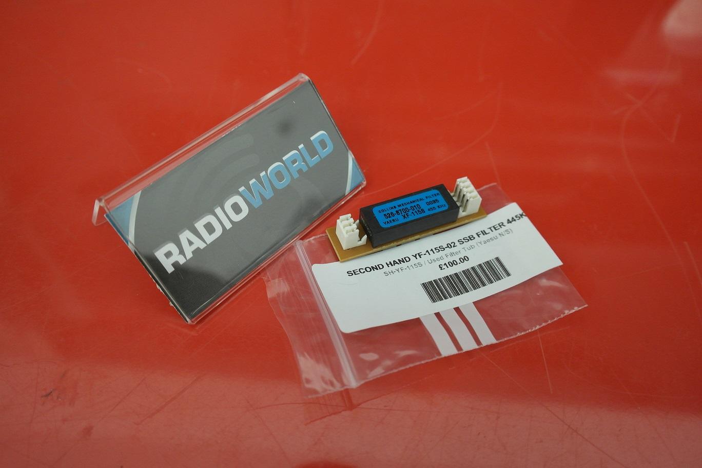 Yaesu YF-115S-02 SSB Filter 445kHz - Radioworld UK