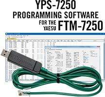 Yaesu ftm-7250 programming software and usb-29f cable