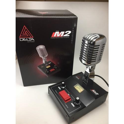 Delta M2-CHROME Amplified Dynamic Desk Microphone s1